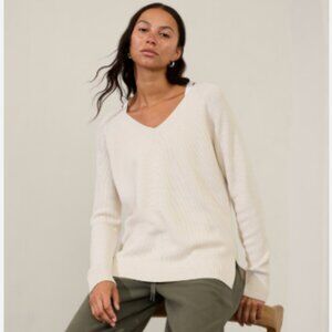Athleta Hanover Refined V-Neck Sweater